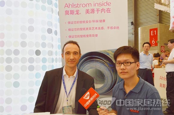 奥斯龙壁纸，墙纸展上述说墙面故事
