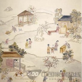 手绘工笔画墙纸1676