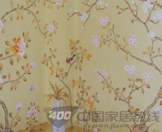 丝绸手绘壁纸-5