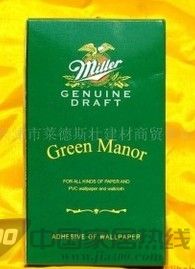 绿色庄园高级超粘墙纸胶粉