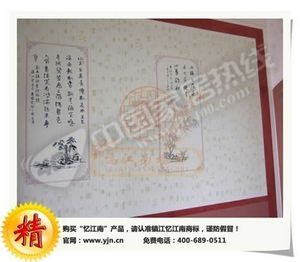 精品家居装饰绿色环保建材，忆江南丝绒漆