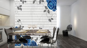 时尚壁画、壁画、餐厅背景画