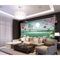 现代壁画、沙发背景画、壁纸、壁画、大型壁画、电视背景画