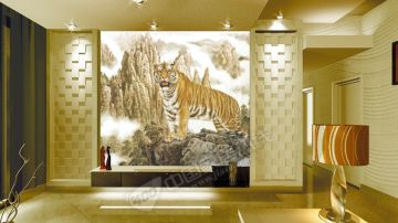 时尚壁画、电视背景画、餐厅背景画、大型壁画、壁画