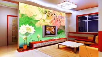 时尚壁画、现代壁画、壁纸、电视背景画、沙发背景画
