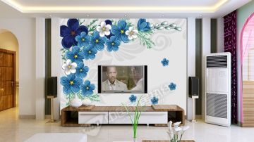 个性壁画、时尚壁画、电视背景画、餐厅背景画