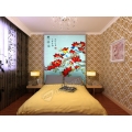 时尚壁画、卧室背景画、现代壁画、壁纸
