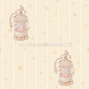 儿童房卧室壁纸墙纸