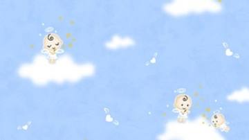 欧雅 天使宝贝除甲醛儿童纯纸壁纸AR06