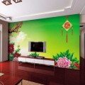 美丽空间无缝墙布产品推荐-壁画艺术吉祥JX0144