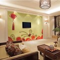 美丽空间无缝墙布产品推荐-壁画艺术吉祥JX0136