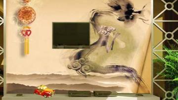 美丽空间无缝墙布产品推荐-壁画艺术吉祥JX0132