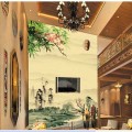 美丽空间无缝墙布产品推荐-壁画艺术吉祥JX0085