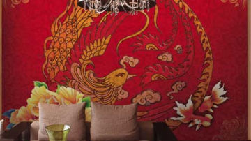 美丽空间无缝墙布产品推荐-壁画艺术吉祥JX0098