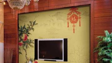 美丽空间无缝墙布产品推荐-壁画艺术吉祥JX0112