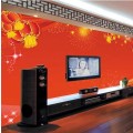 美丽空间无缝墙布产品推荐-壁画艺术吉祥JX0124