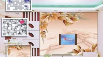 美丽空间无缝墙布产品推荐-壁画系列之鸟语花香