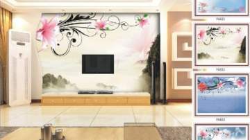 美丽空间无缝墙布产品推荐-壁画系列之鸟语花香