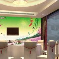 美丽空间无缝墙布产品推荐-壁画艺术吉祥JX0089