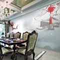 美丽空间无缝墙布产品推荐-壁画艺术吉祥JX0084