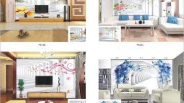 美丽空间无缝墙布产品推荐-壁画系列之鸟语花香