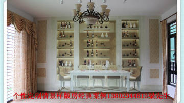 品牌标志个性墙纸定制-顺龙专业生产