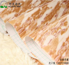 2015石纹膜生产厂家轩美正品自粘仿大理石纹家具贴膜翻新贴浴室卫生间装饰膜