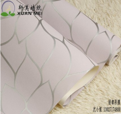 无纺布墙纸厂家轩美正品墙纸PVC壁纸 防水环保现代中式大花客厅卧室电视墙背景装饰膜