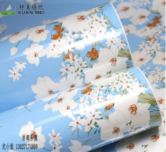  橱柜门膜生产厂家特价销售轩美自粘贴纸 韩式小花防水翻新贴纸 橱柜桌子家电旧家具贴膜橱柜贴纸装饰膜