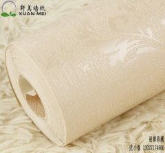 湖北无纺布墙纸厂家供应PVC墙纸 防水环保 欧式复古简约客厅卧室服装店宾馆壁纸装饰膜