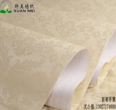 彩装膜生产厂家轩美自粘欧式复古超宽加厚卧室客厅酒店装饰膜