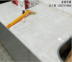 2015石纹膜生产厂家轩美石纹自粘墙纸壁纸 防水仿大理石家具贴膜翻新贴浴室石纹贴纸装饰膜