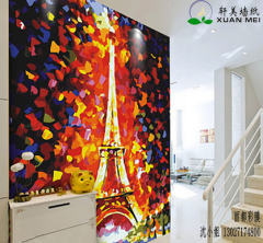 无纺布墙纸厂家定制大型壁画欧式复古客厅卧室电视背景墙纸装饰膜
