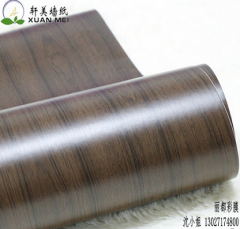 湖北木纹膜生产厂家供应复古防水加厚橱柜旧家具翻新贴纸装饰膜