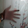 水性透明丝绢 壁画材料 用于酒店样板间、咖啡厅客厅屏风格挡屏帘