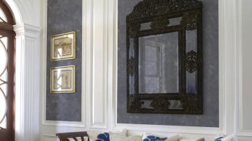 领绣刺绣墙布——行云JS70409