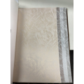 织女星高端素色高精密提花墙布，现代新中式风格