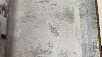 织女星墙布多色高精密提花田园风格
