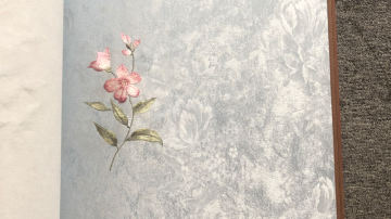 织女星墙布刺绣小花