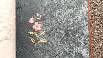织女星墙布刺绣小花