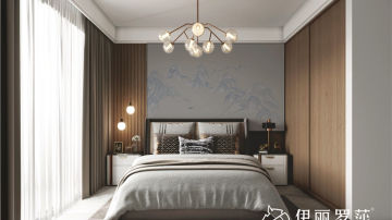 伊丽罗莎墙布-竹韵效果图