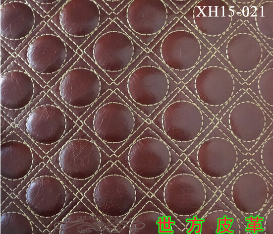 世方皮革产品推荐-装饰面料-绣花皮革-高端绣花皮革XH15-021
