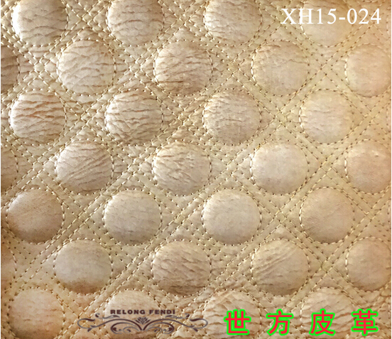 世方皮革产品推荐-装饰面料-绣花皮革-高端绣花皮革XH15-024