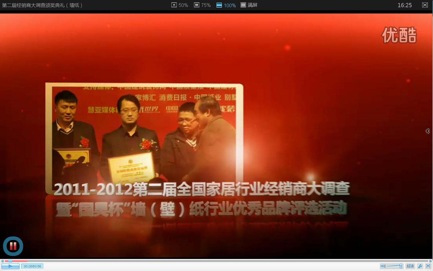 第二届经销商大调查颁奖典礼（墙纸）