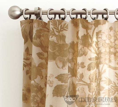 亚麻印花窗帘 让你家的品位得到艺术升华