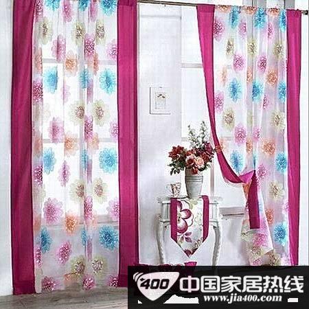 缤纷韩式窗帘 五彩潮流家