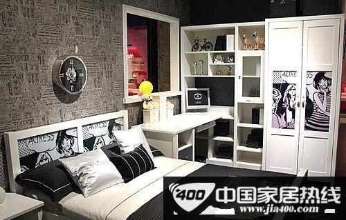 七彩人生男孩房 张扬个性色彩