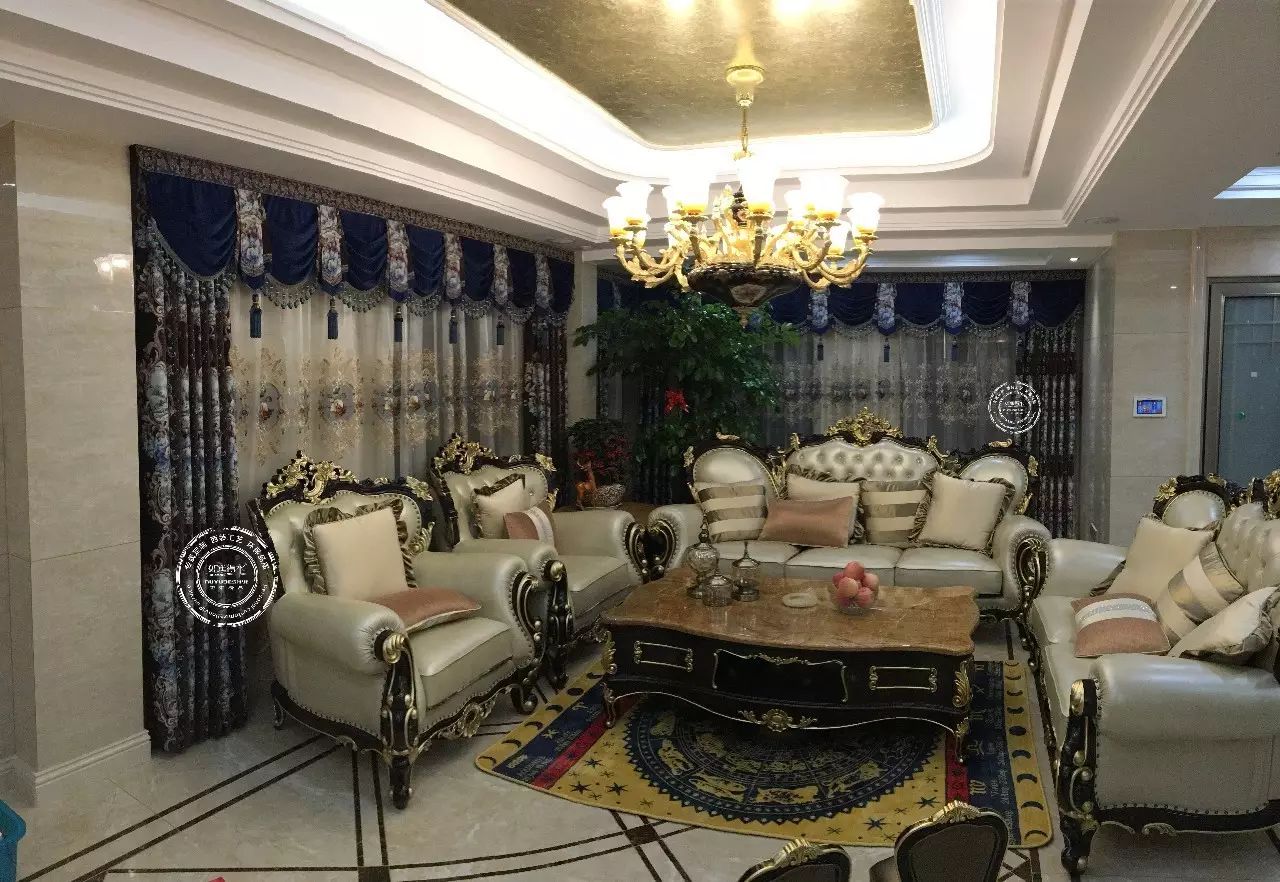 客厅窗帘都能美成这样，简直逆天了