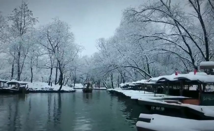 踏雪西湖+加盟考察两不误，杭州如鱼得水总部欢迎您！