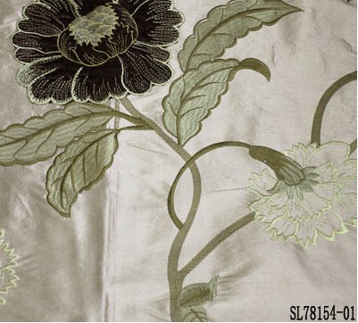 真丝绣花布SL78154-01
